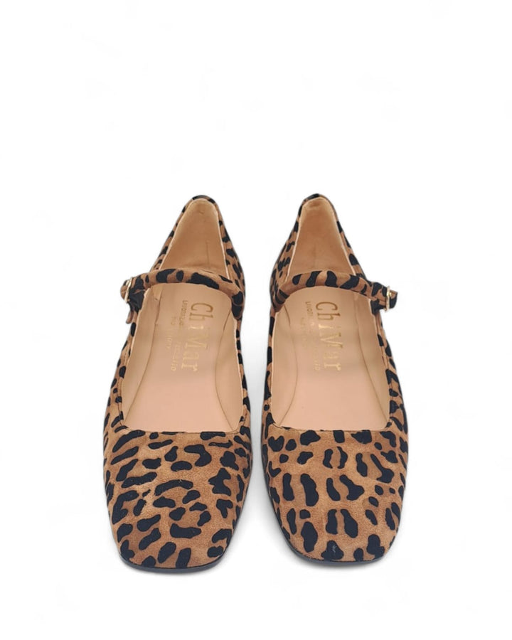 Ballerina Clara Camoscio Floccato Brandy