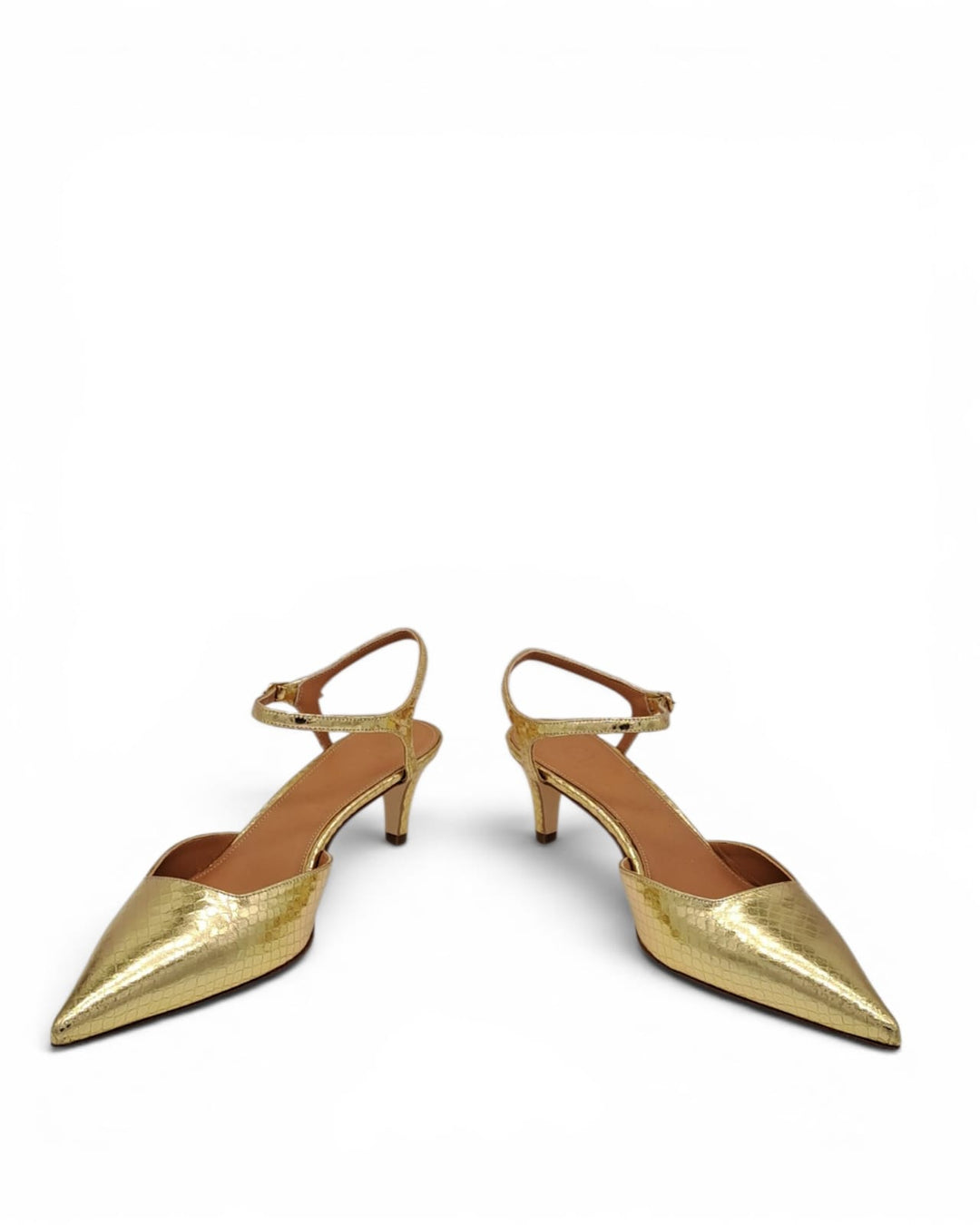 Slingback Milano Pitone Oro