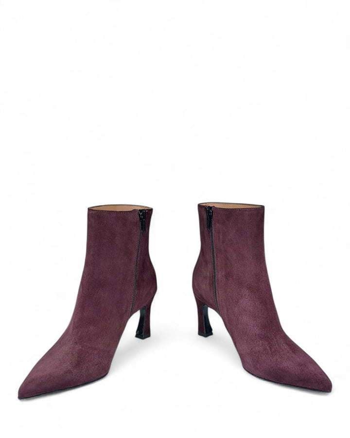 Tronchetto Carol Camoscio Vino