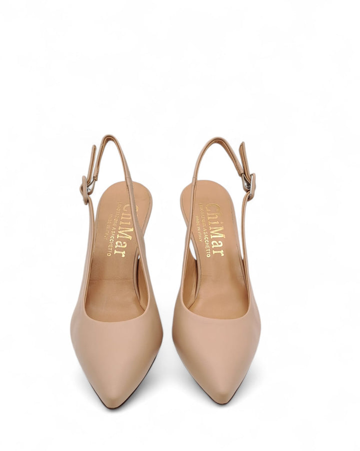 Slingback Diletta Nappa Nude