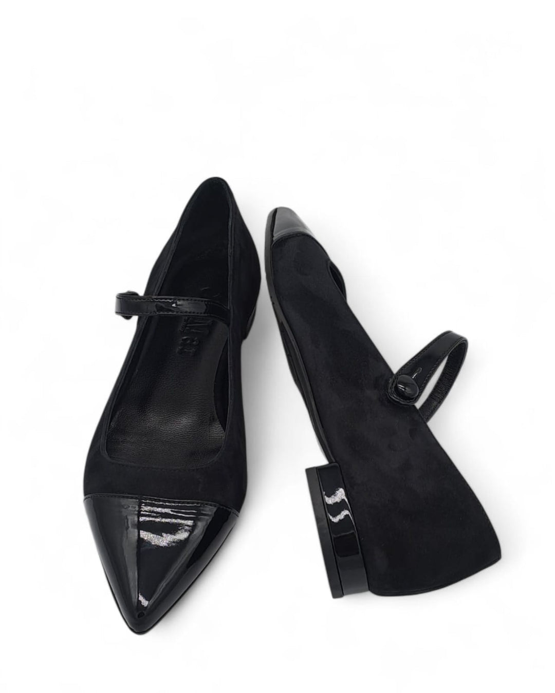 Ballerina Fatima  Camoscio  Nero