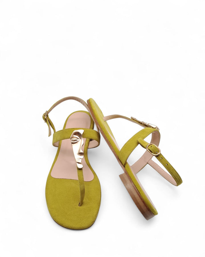 Ravello Nappa Sandal Nude