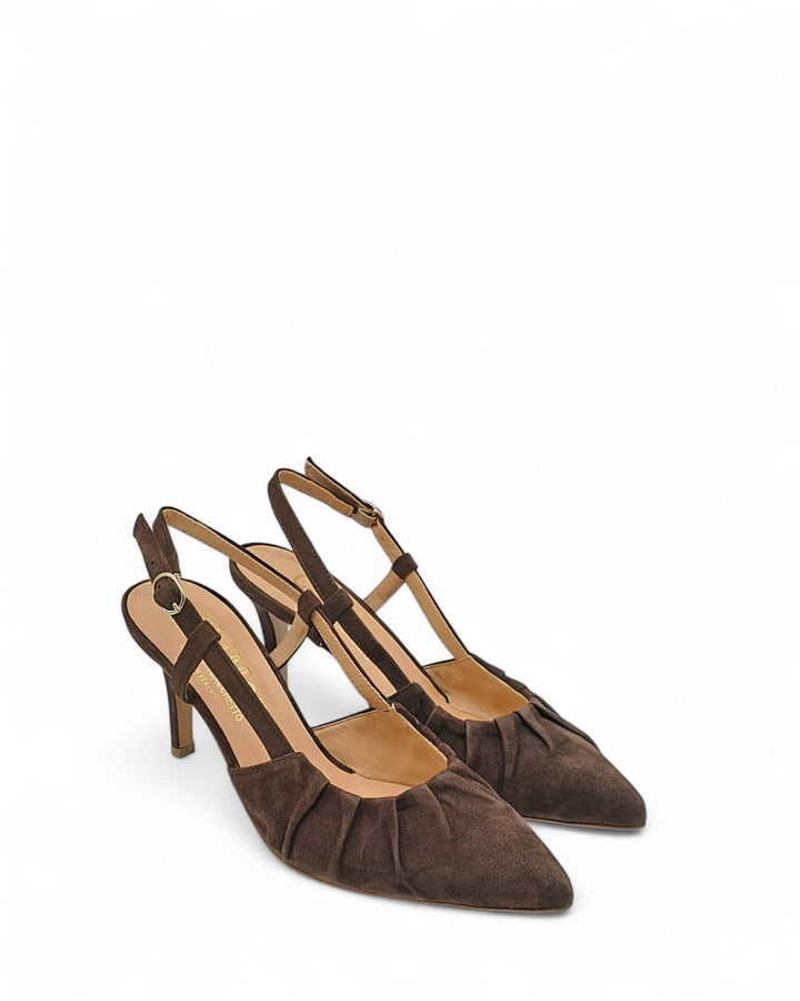 Slingback Siena Camoscio Testa di Moro
