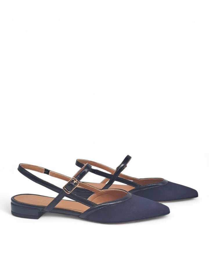 ChiMar Rafia Slingback Beige/Black