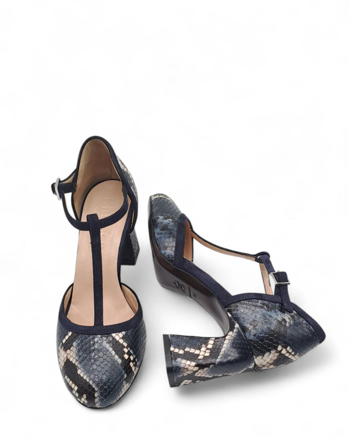 Décolleté Sofia Pitone Blu