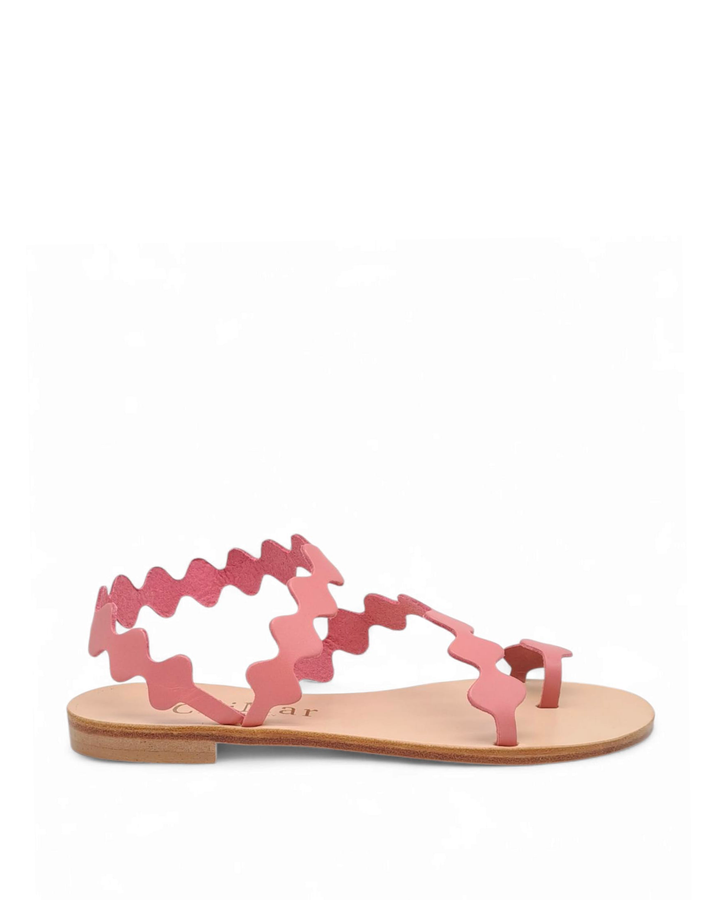 Sandalo Onda Vacchetta Rosa
