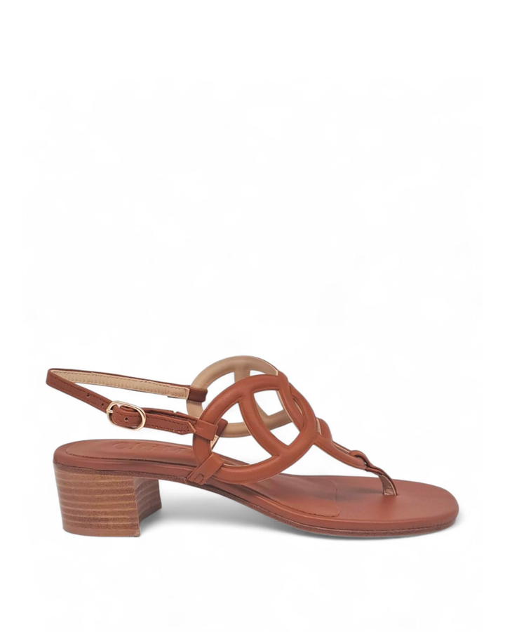 Sandalo Silvia T4  Nappa Cuoio
