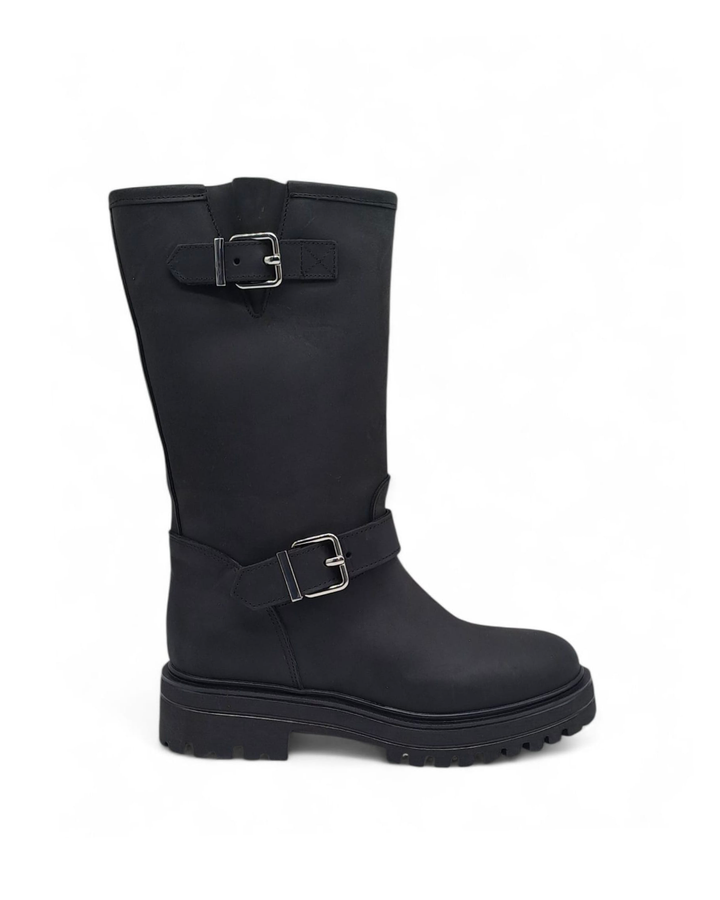 Biker Dolomiti  Pelle Nero