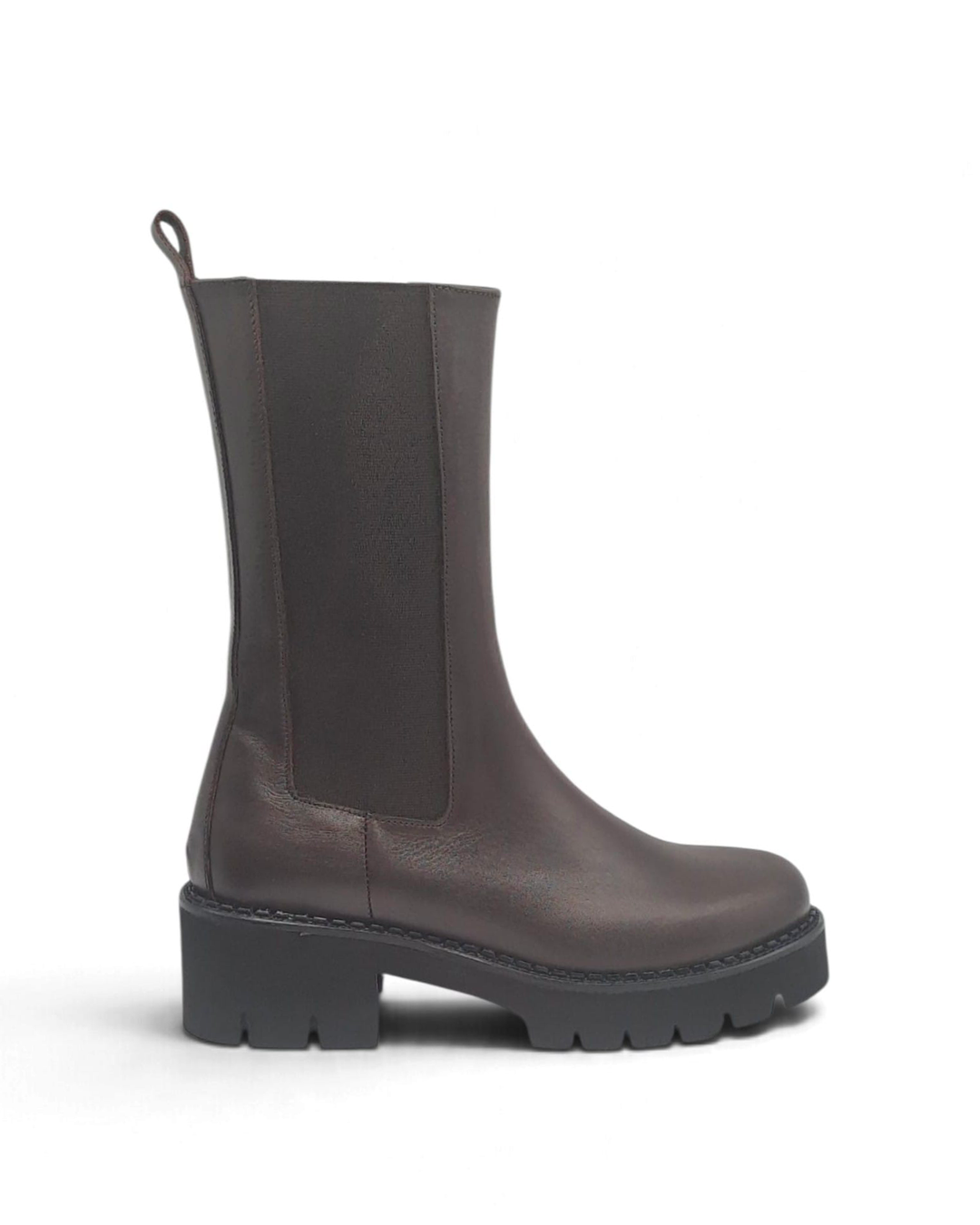 Combat Boots Virginia Pelle Testa di Moro