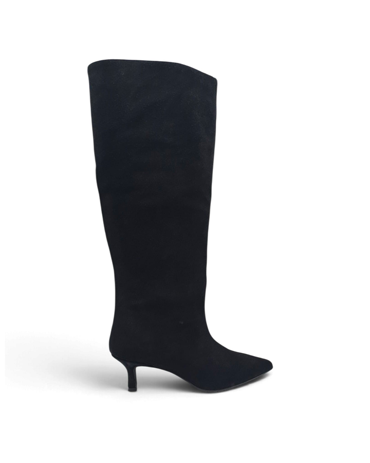 Stivale Grace  Velur Nero