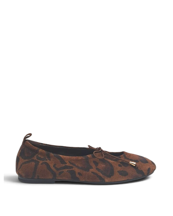 Ballerina Fiocco   Love   Camoscio Leopard