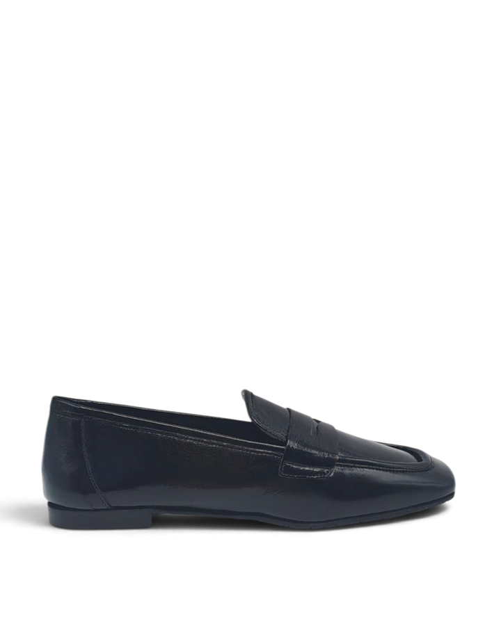 Cira Moccasin Suede Indigo Blue