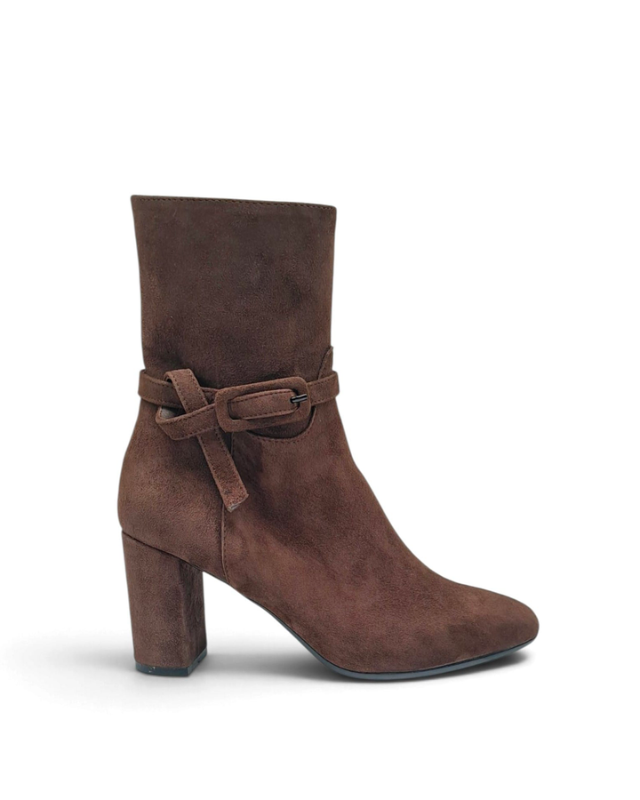 Black Buckle Ankle Boot
