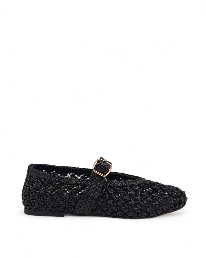 Ballerina Flavia Black Weave