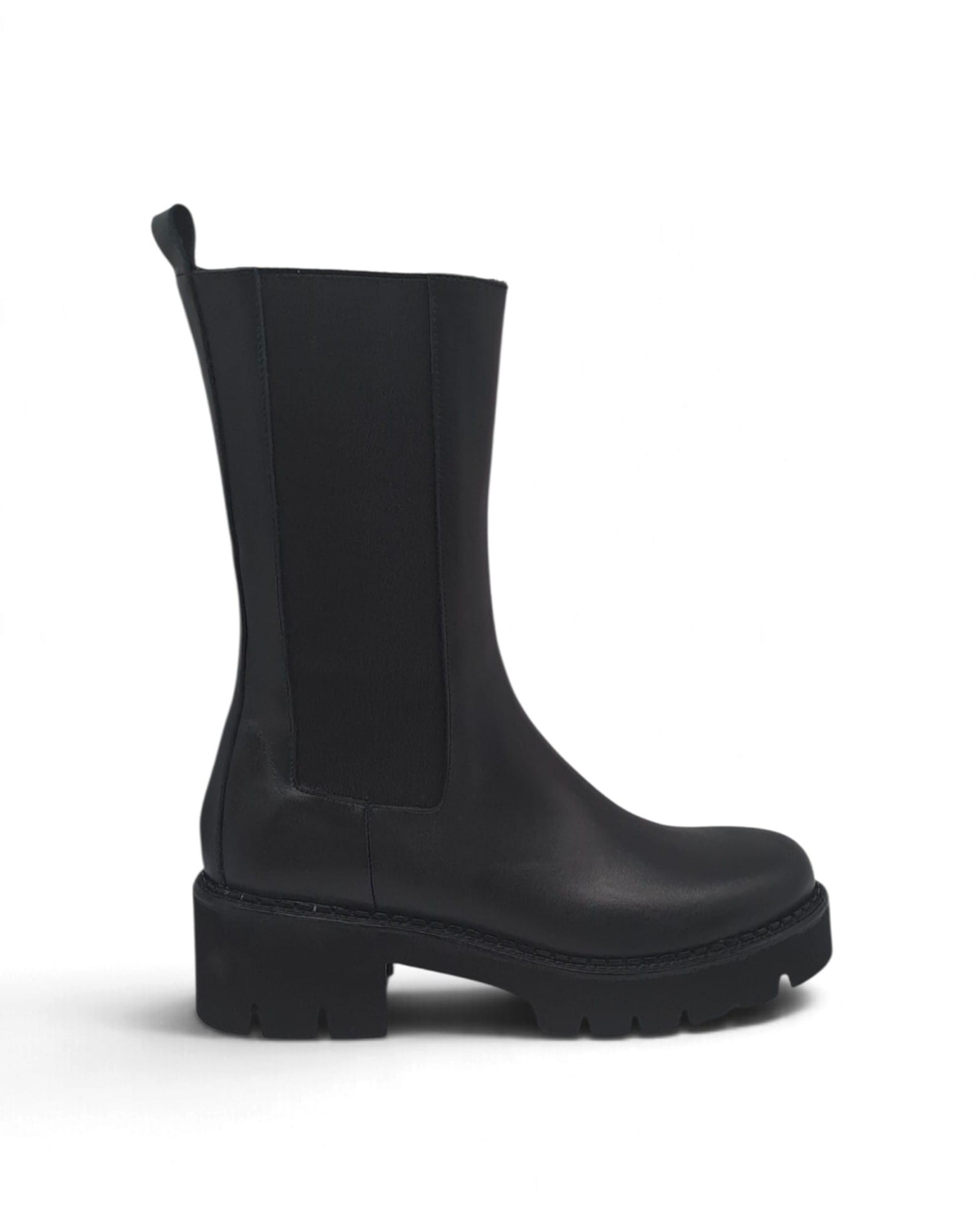 Combat Boots Virginia Pelle Nero