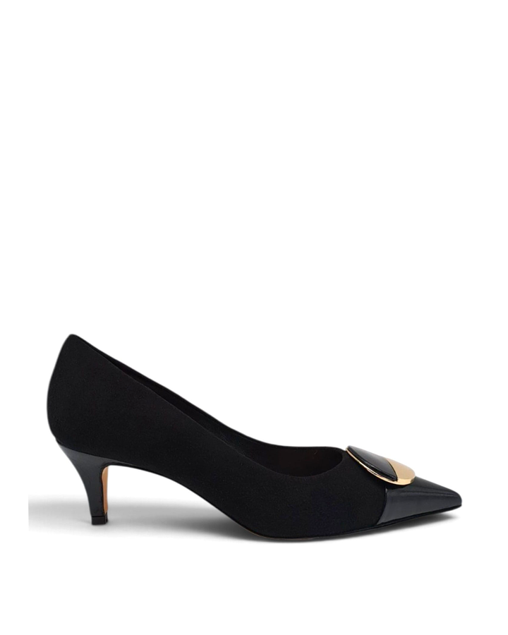 Décolleté Céline Camoscio Nero