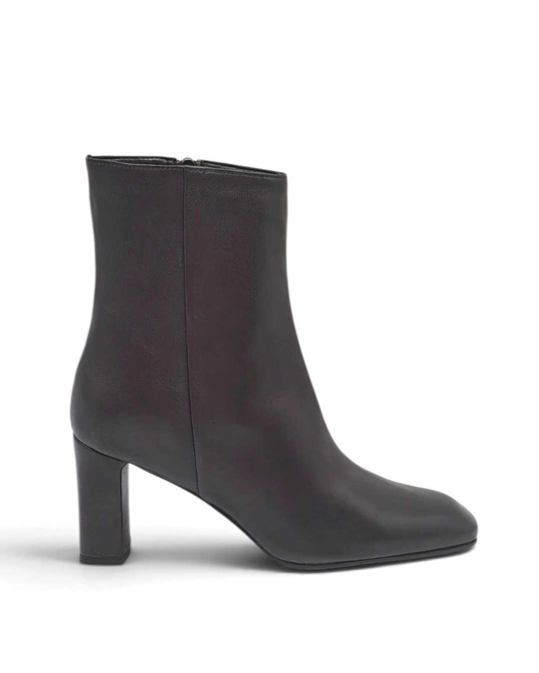 Chiara Nappa Black Ankle Boot