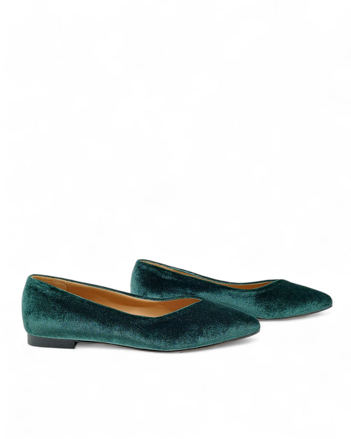 Ballerina V Velluto Verde