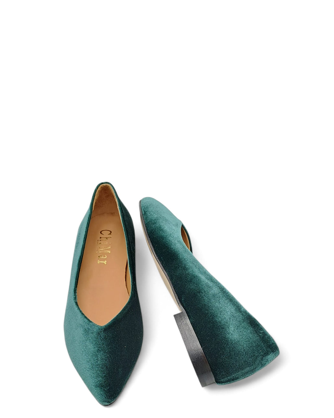 Ballerina V Velluto Verde