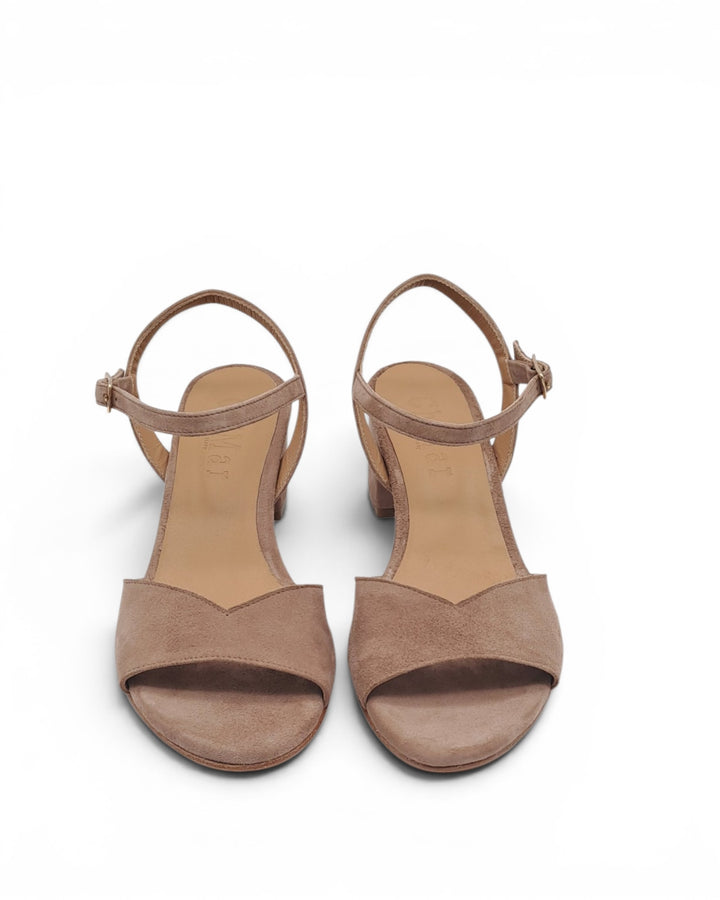 Sandalo Vilma  Camoscio Beige 815
