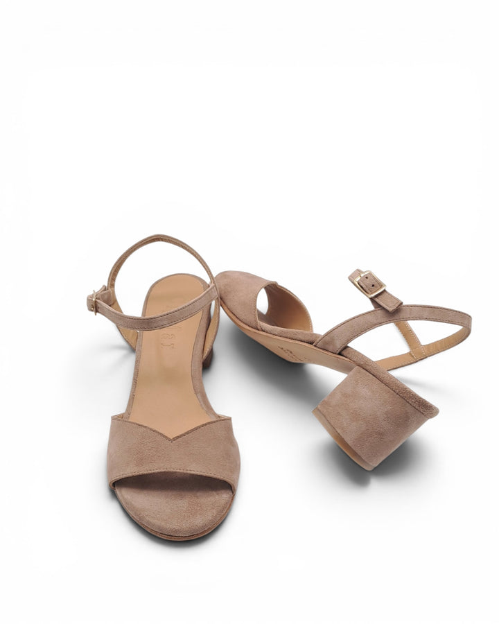 Sandalo Vilma  Camoscio Beige 815