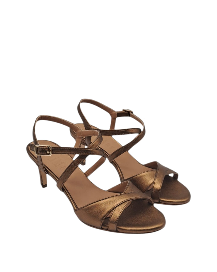 Sandalo  Melanie Laminato Bronzo