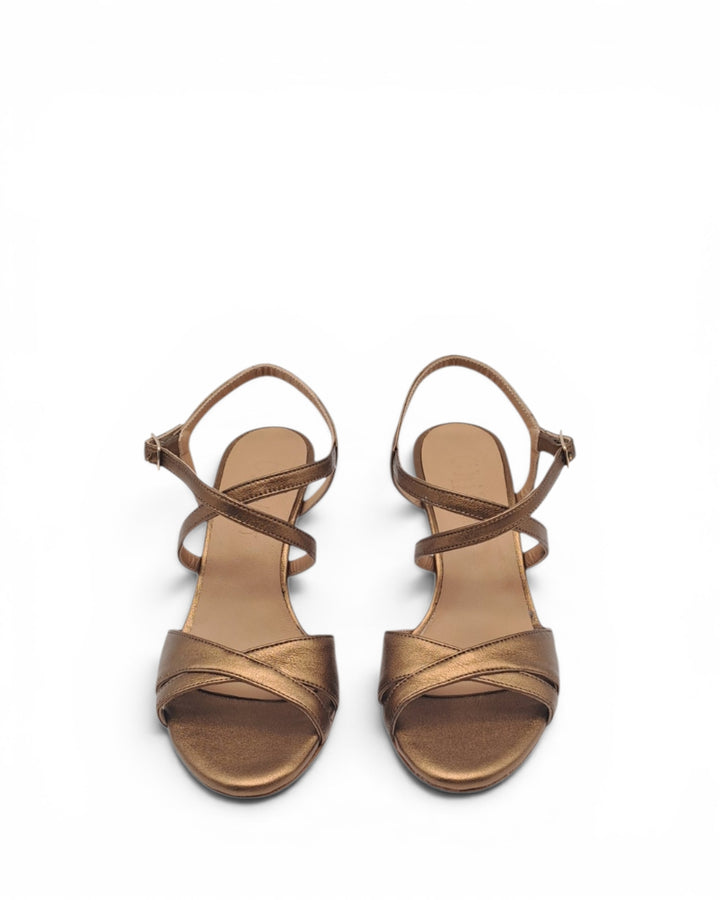 Sandalo  Melanie Laminato Bronzo