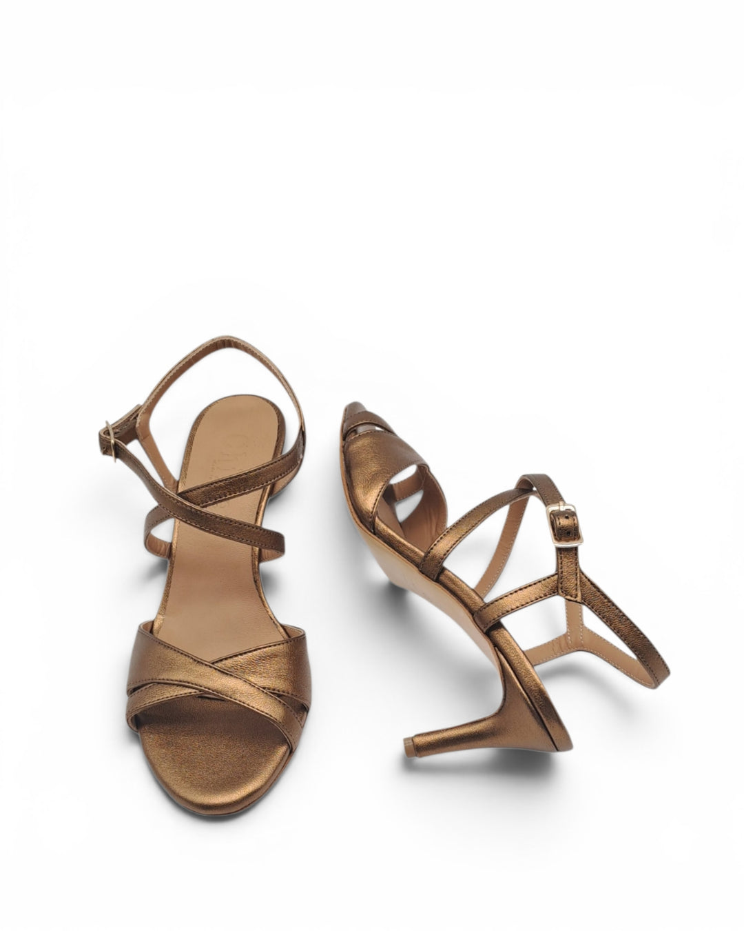 Sandalo  Melanie Laminato Bronzo