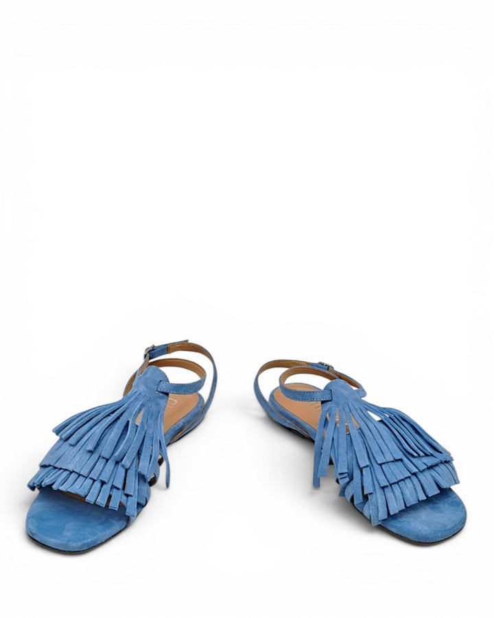 Suede Leather Fringe Sandal