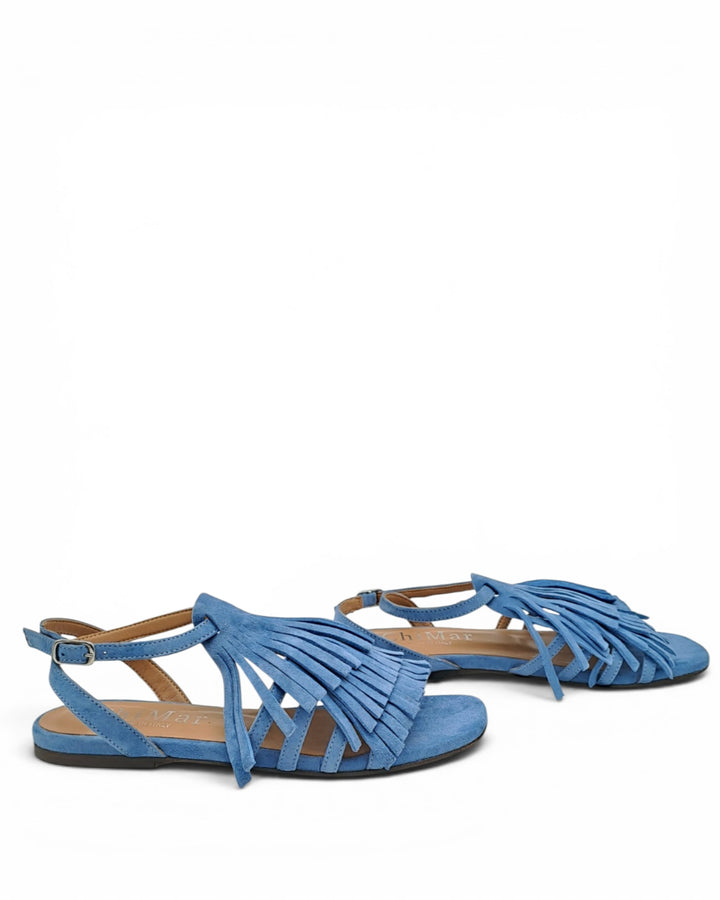 Suede Leather Fringe Sandal
