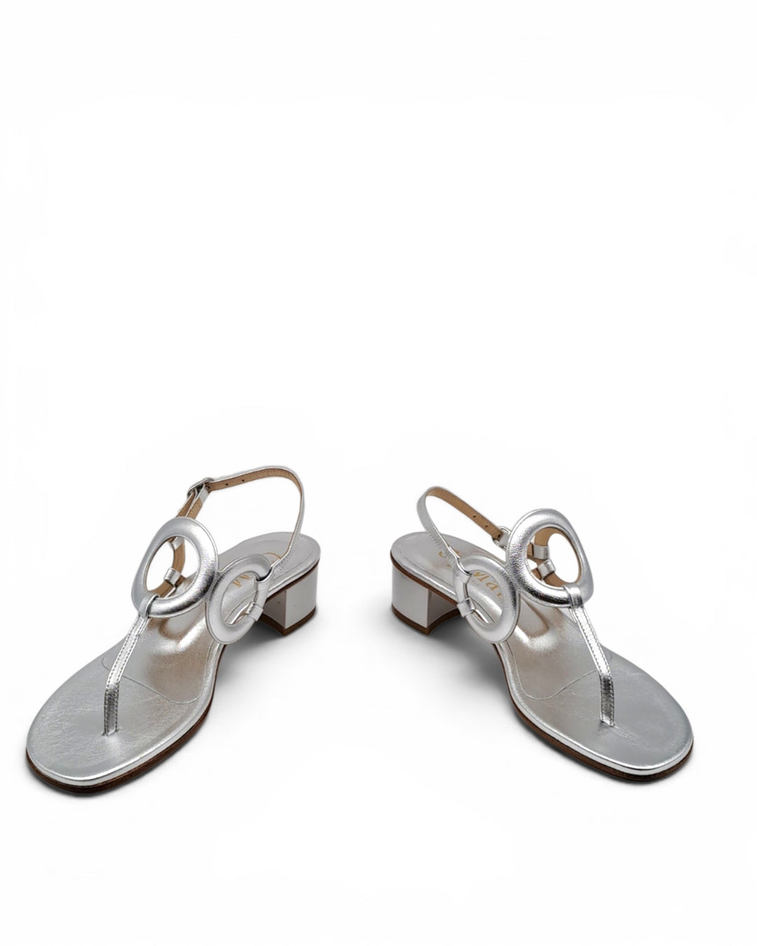 Sandalo Violante  Laminato Argento