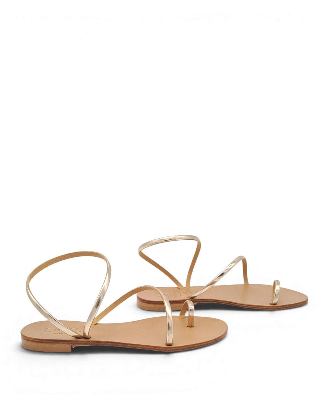 Bronze Laminated Sissi Sandal