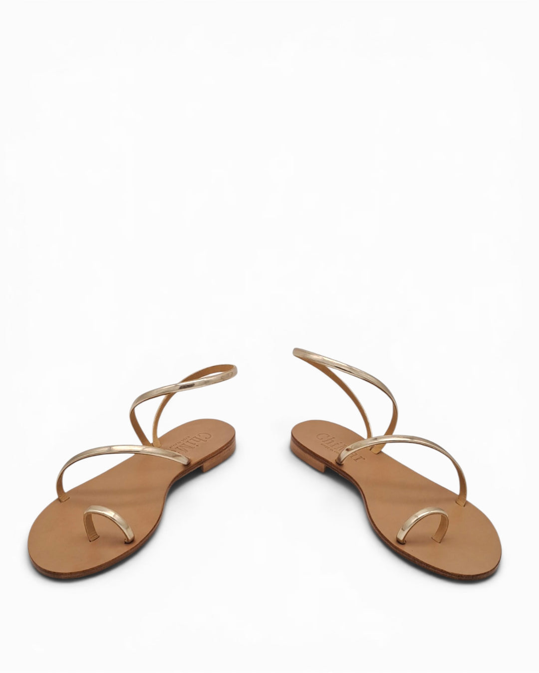 Bronze Laminated Sissi Sandal