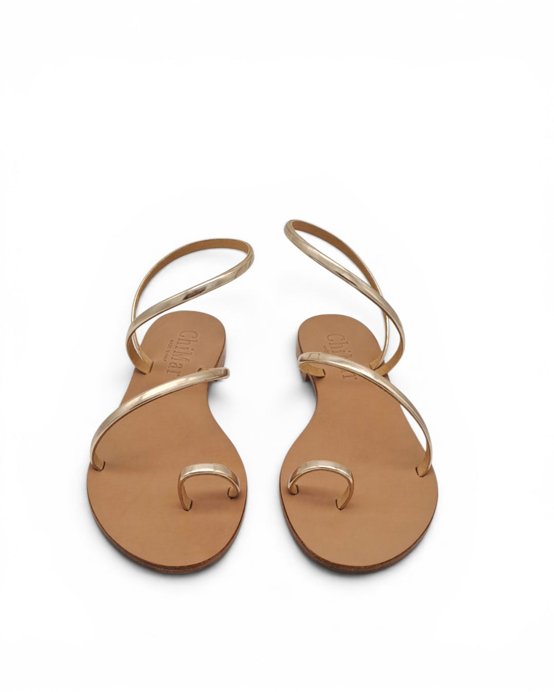 Bronze Laminated Sissi Sandal