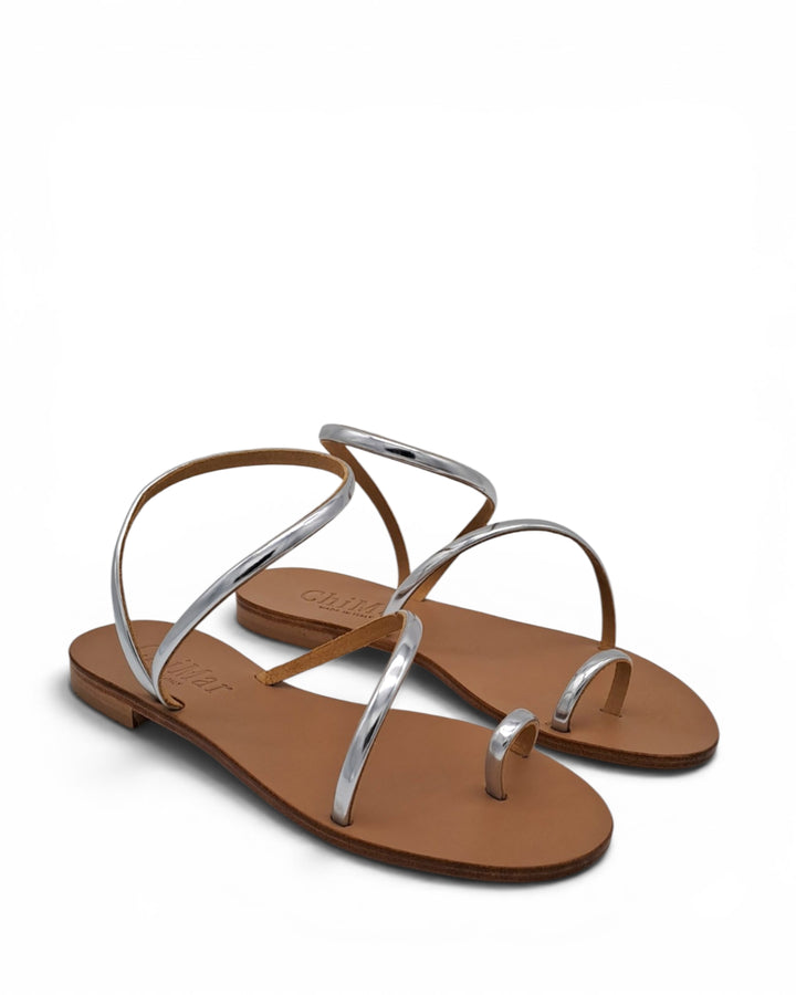 Bronze Laminated Sissi Sandal