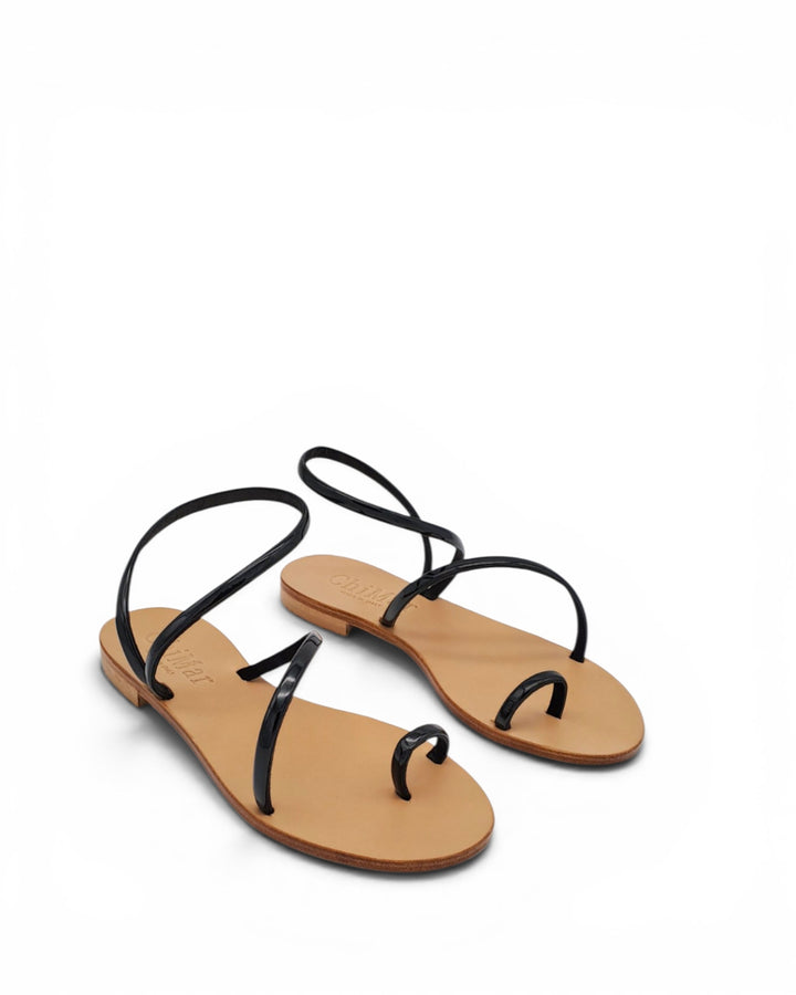 Bronze Laminated Sissi Sandal