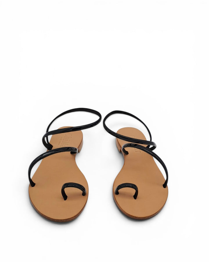 Bronze Laminated Sissi Sandal