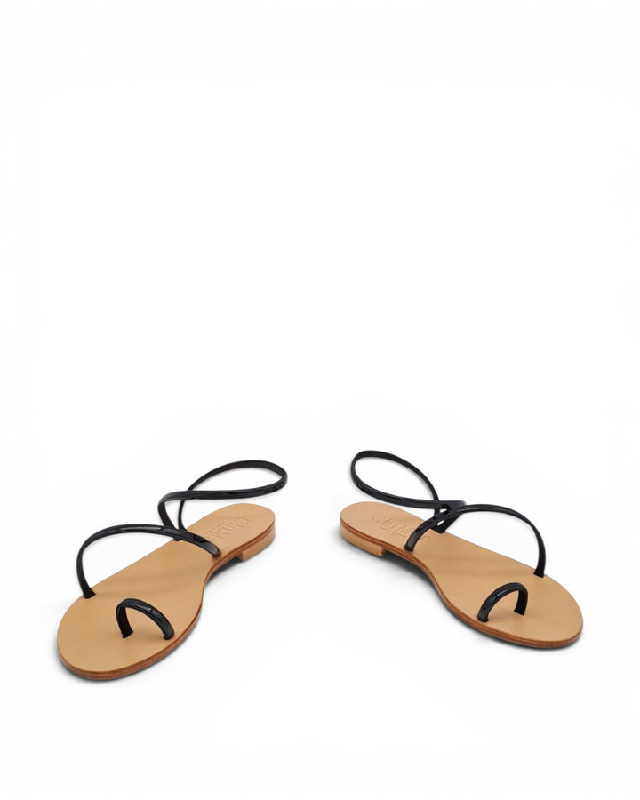 Bronze Laminated Sissi Sandal