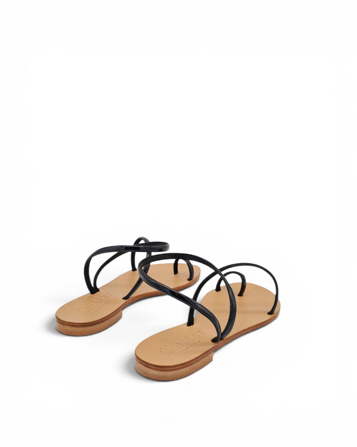Bronze Laminated Sissi Sandal