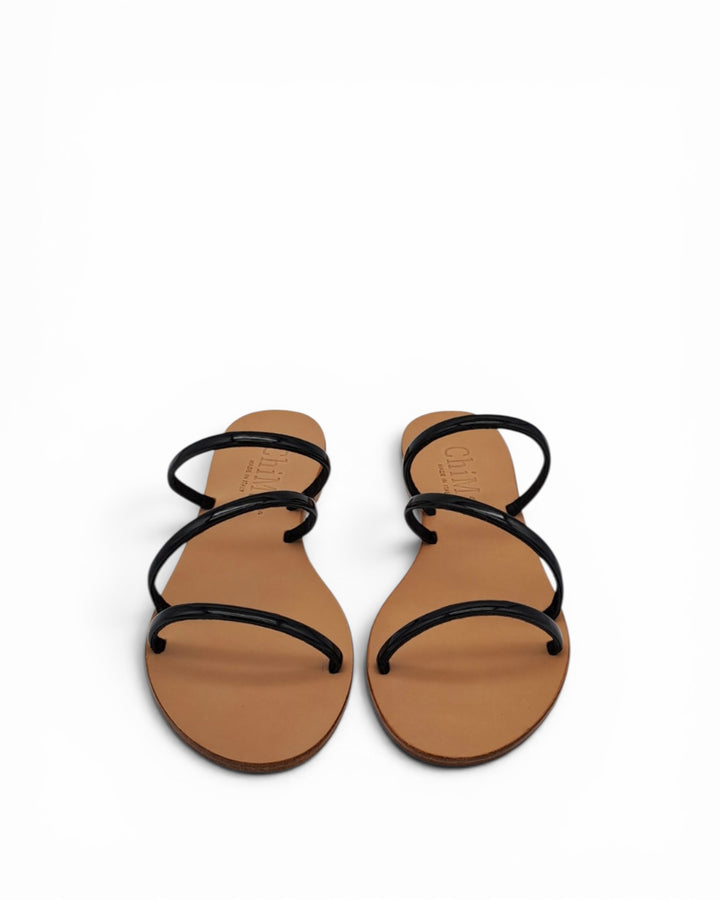 Bronze Laminated Sissi Sandal