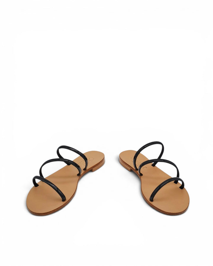 Bronze Laminated Sissi Sandal