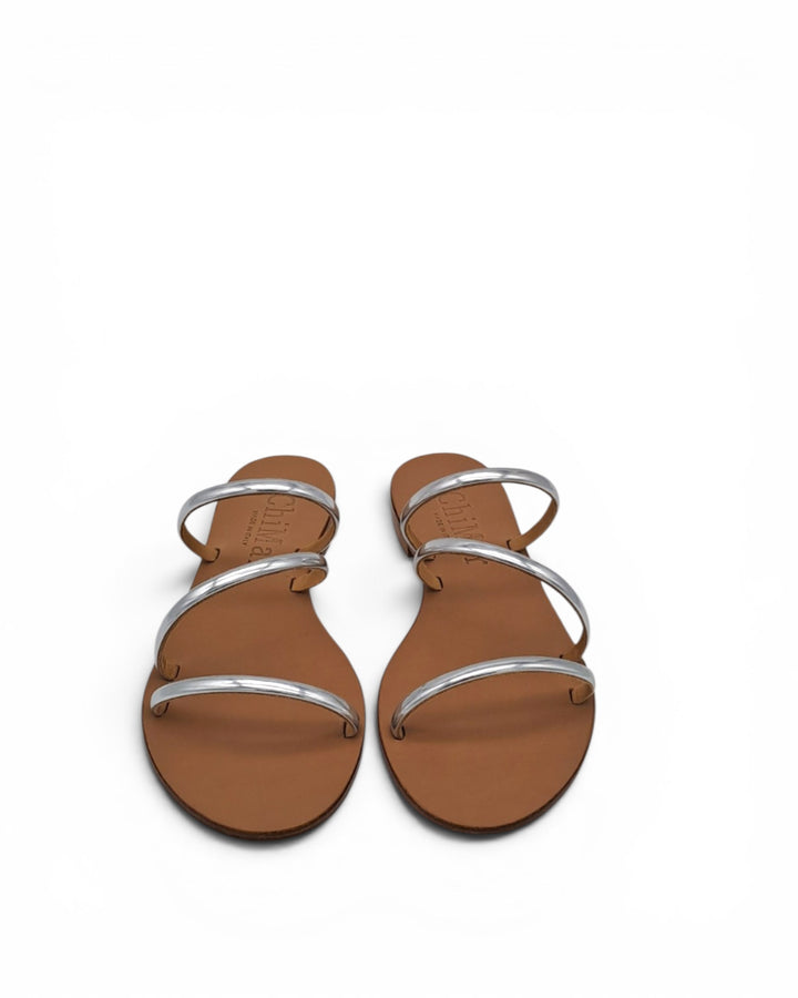 Bronze Laminated Sissi Sandal
