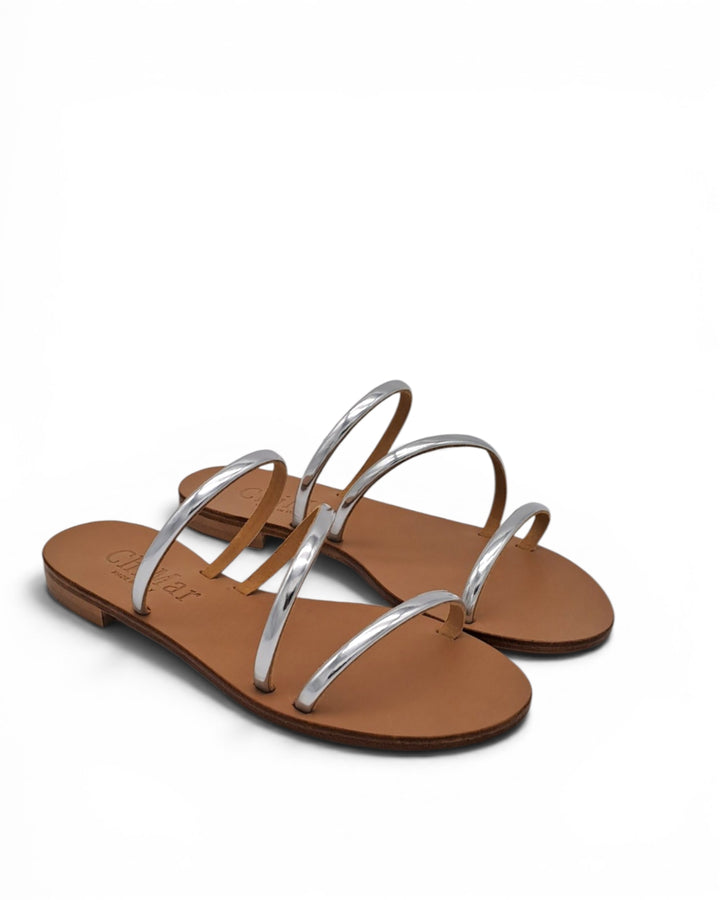 Bronze Laminated Sissi Sandal
