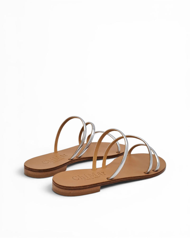 Bronze Laminated Sissi Sandal