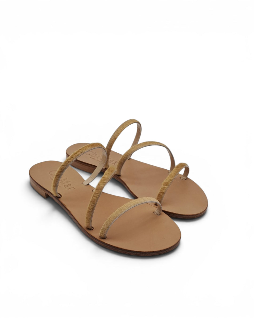 Bronze Laminated Sissi Sandal
