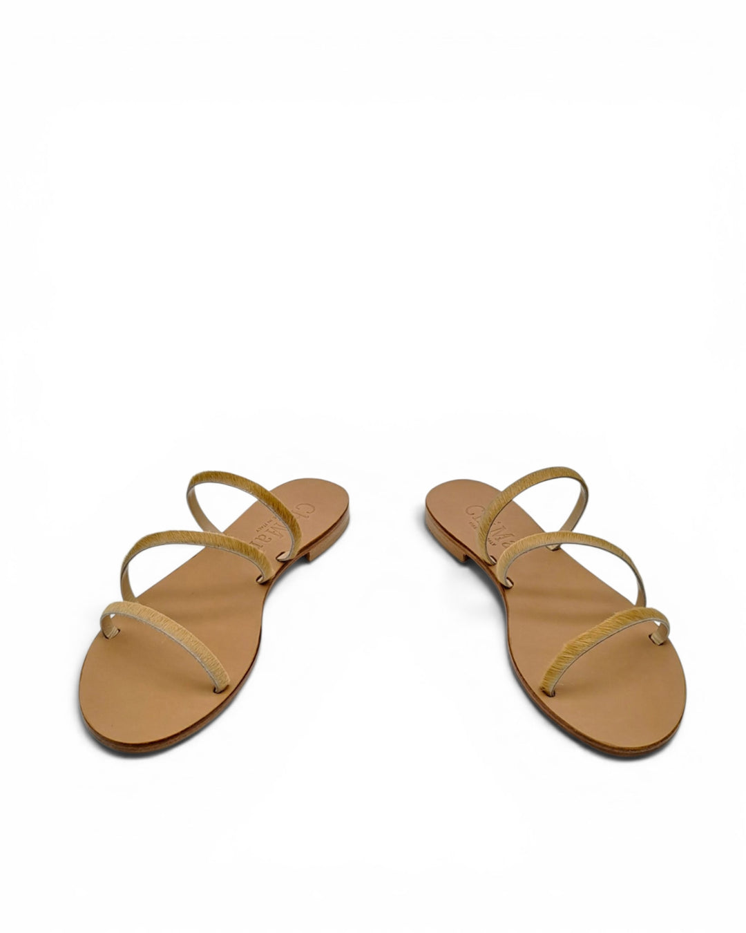 Bronze Laminated Sissi Sandal