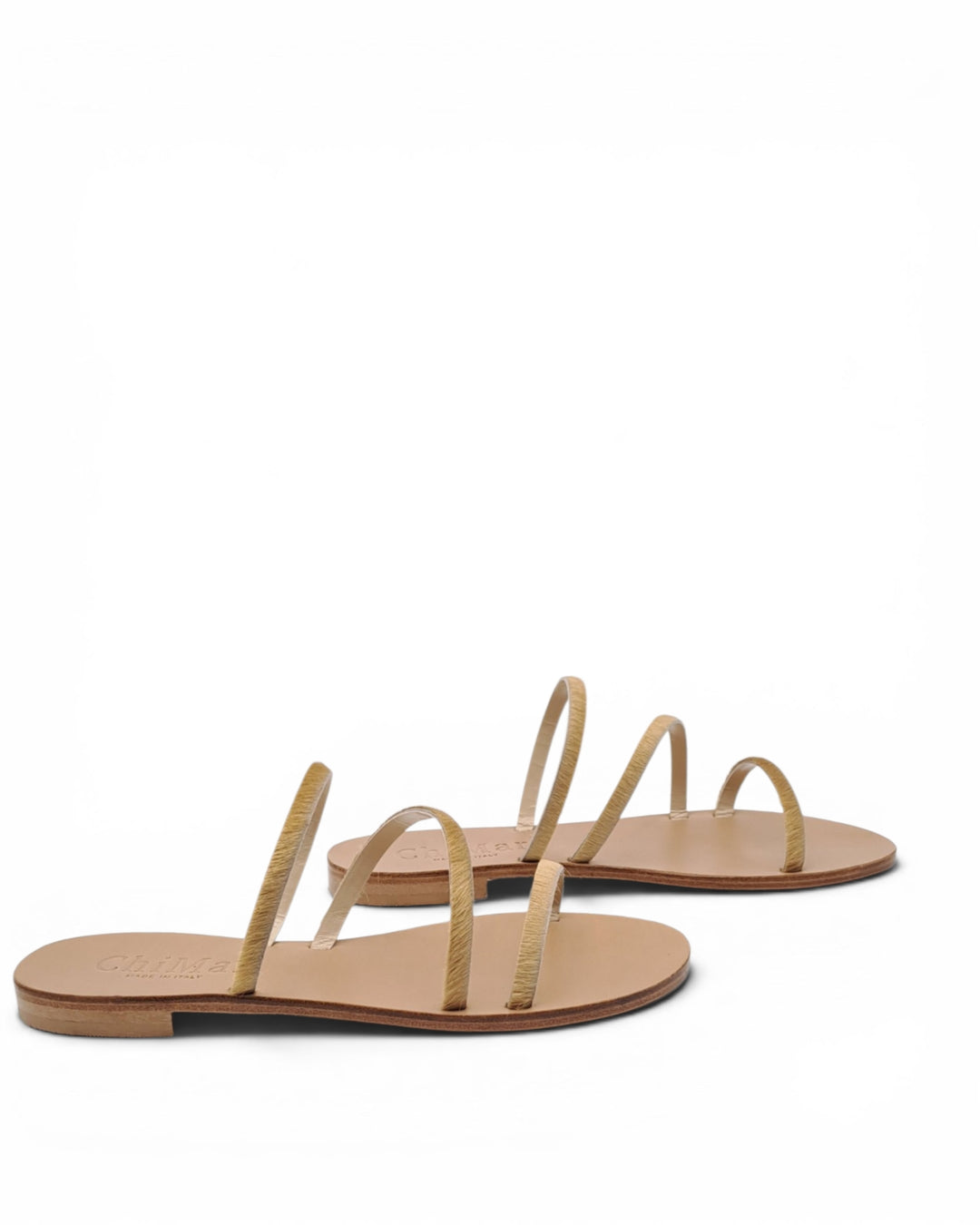 Bronze Laminated Sissi Sandal