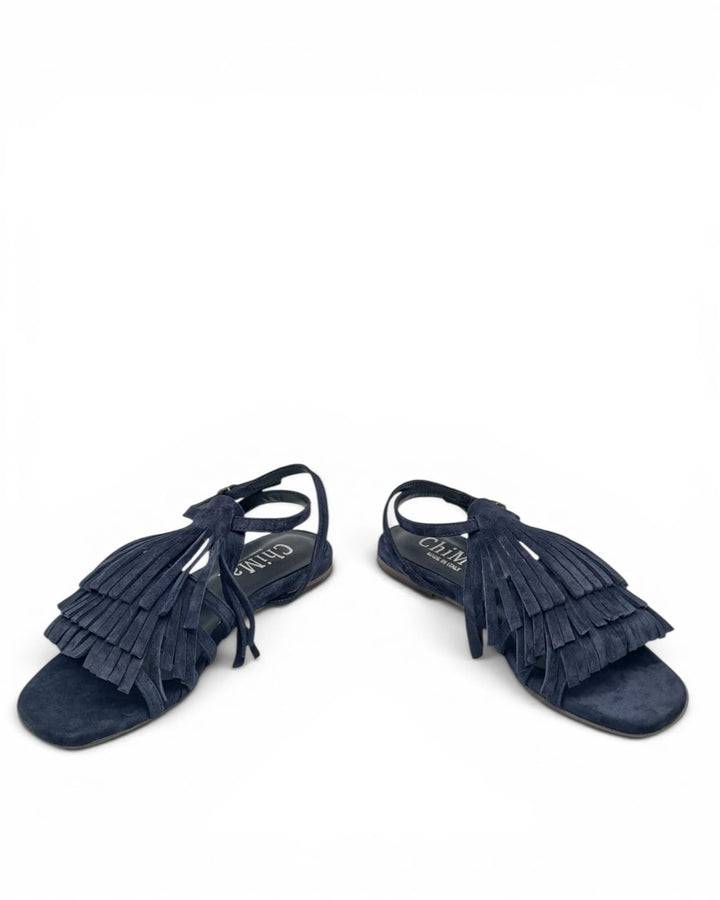 Suede Leather Fringe Sandal