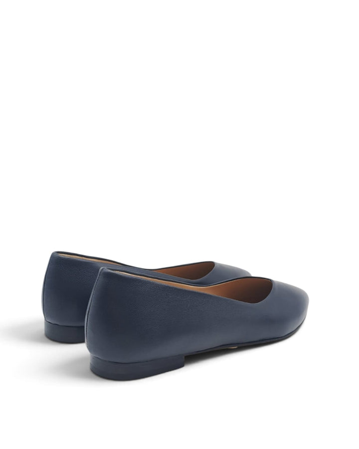 Ballerina V Nappa Blu
