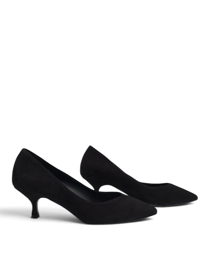 Décolleté Minny Sacchetto Camoscio Nero